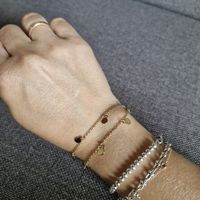 Goldkette Doppelarmband oder Fusskette 37cm
