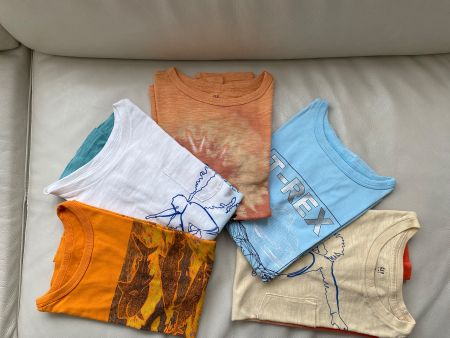 5 T-shirt GAP garçon 7-8 ans