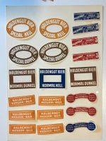 Haldengut Bier Etiketten Set