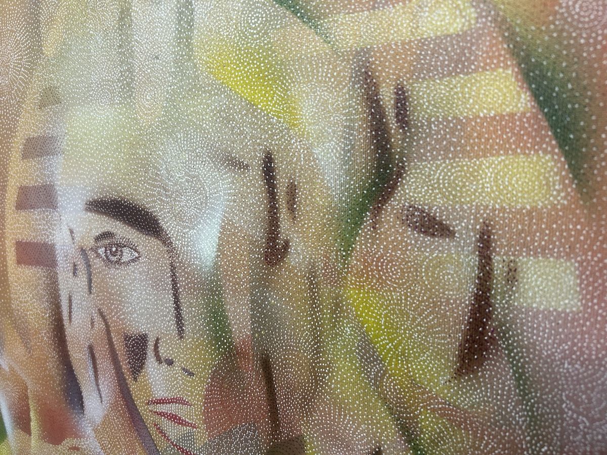 Gemälde: Abstraktes Ölgemälde , Unikat, signiert – Gebraucht aus Glarus von KunstWerkEr-LS87 6