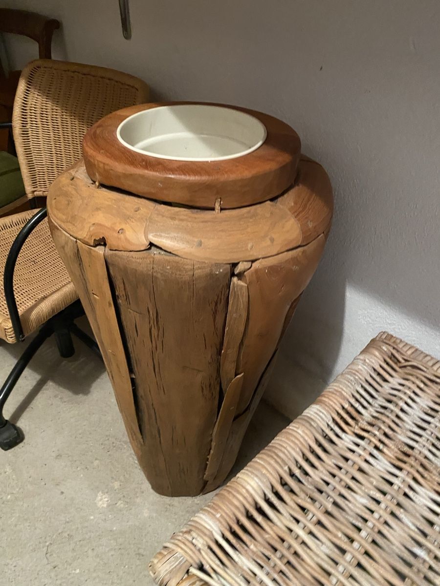 Tutte le decorazioni: Vase en bois décoration – Nuovo (secondo la descrizione) da Blonay venduto da Ollorvi 1
