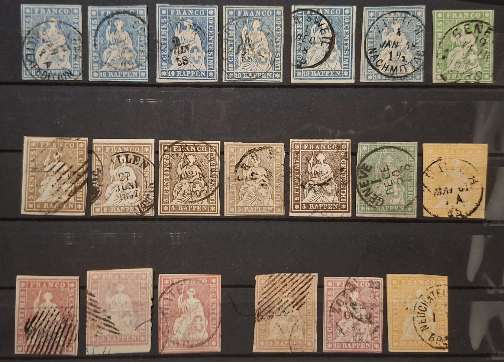 Alle Briefmarken: Strubellot 20Stk gut gerandet  – Gebraucht aus Balgach von SIMEON27