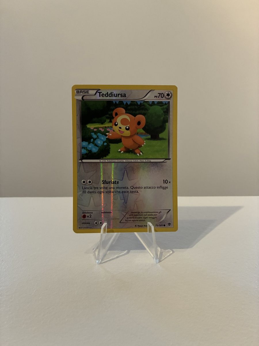 Pokémon Sammelbilder & Trading cards: Carta Pokemon Teddiursa Reverse 75/101 – Neu (gemäss Beschreibung) aus Taverne von nad02026