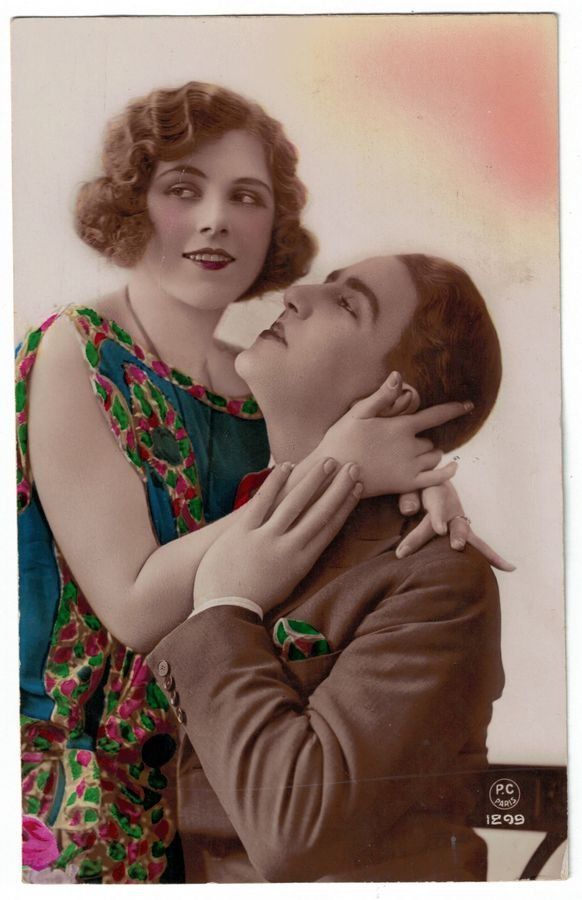 Cartoline postali: Romantik: Paar – Usato da Frauenfeld venduto da POML