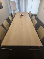 Girsberger Barra Work Konferenztisch 400 × 120 cm +10 Stühle