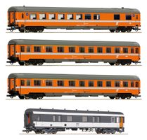 Roco 6200077 ÖBB / SNCF 4-teiliges Set „Arlberg-Express“ DC