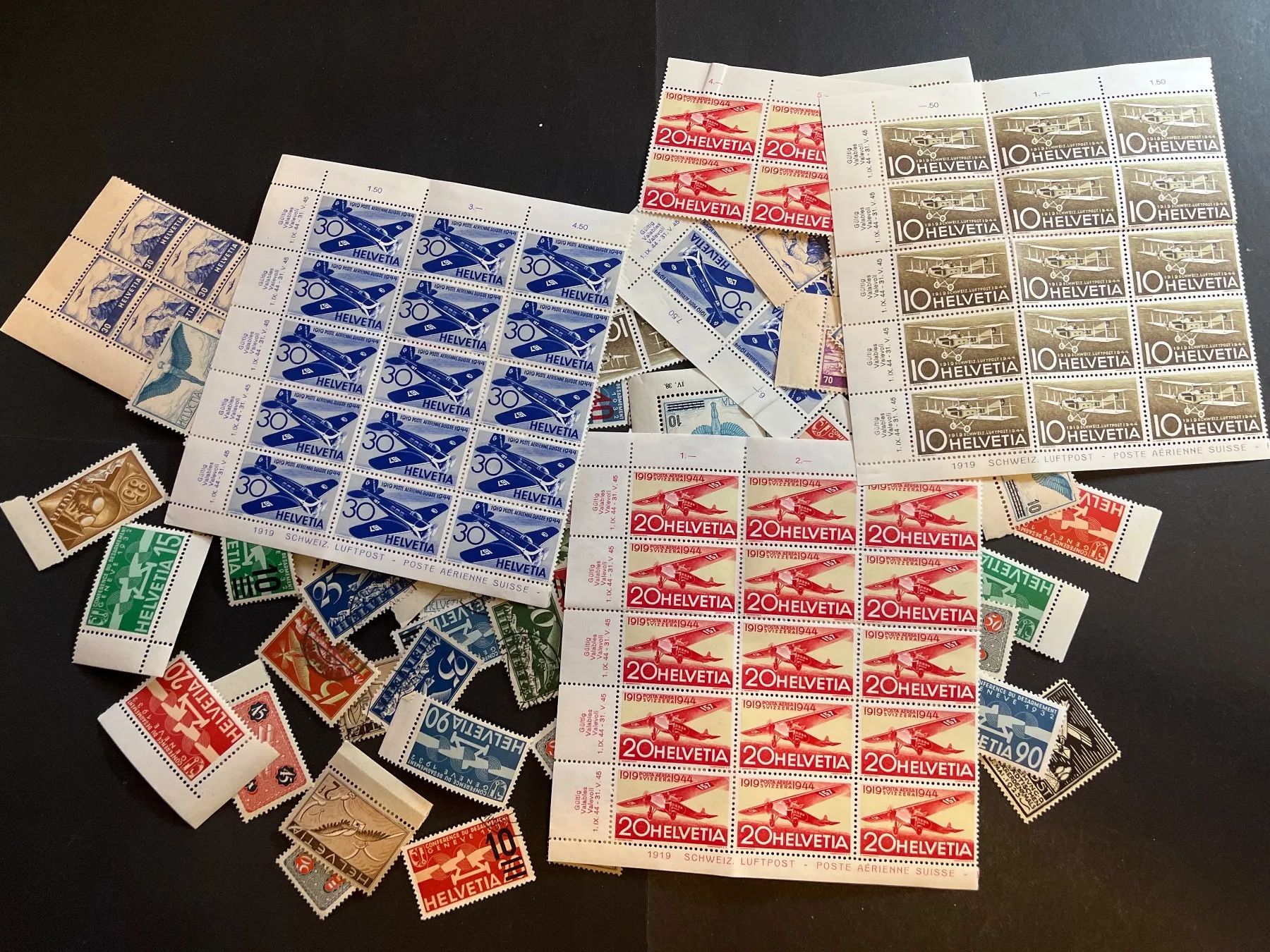 Tutti i francobolli: Grosse Flugpost Sammlung Schweiz ab Fr. 1.- – Usato da Dagmersellen venduto da wyss1982 7