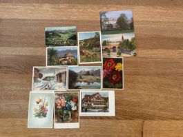 Alte Ansichtskarten, Sammlung von 11 Stueck, Top Zustand