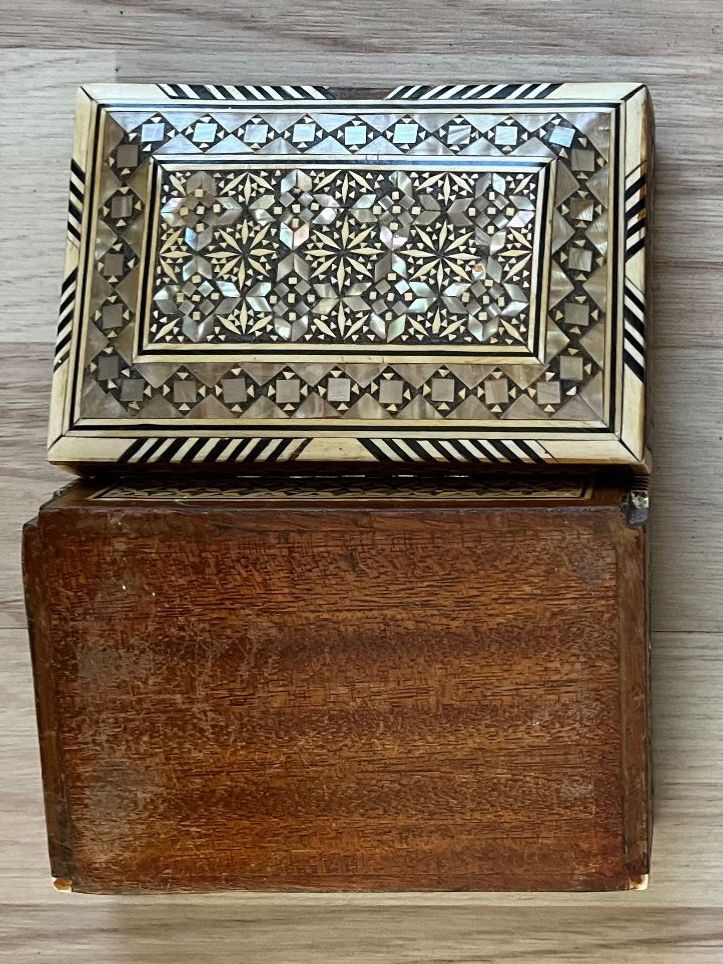 Barattoli: Wunderschöne MOSAIK-SCHMUCK-DOSE / Perlmutt-Effekt / Top! – Usato da Islikon venduto da sav_m8xk 3