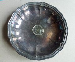 Kleine Jetzlerschale mit 5 Batzen aus 800er Silber