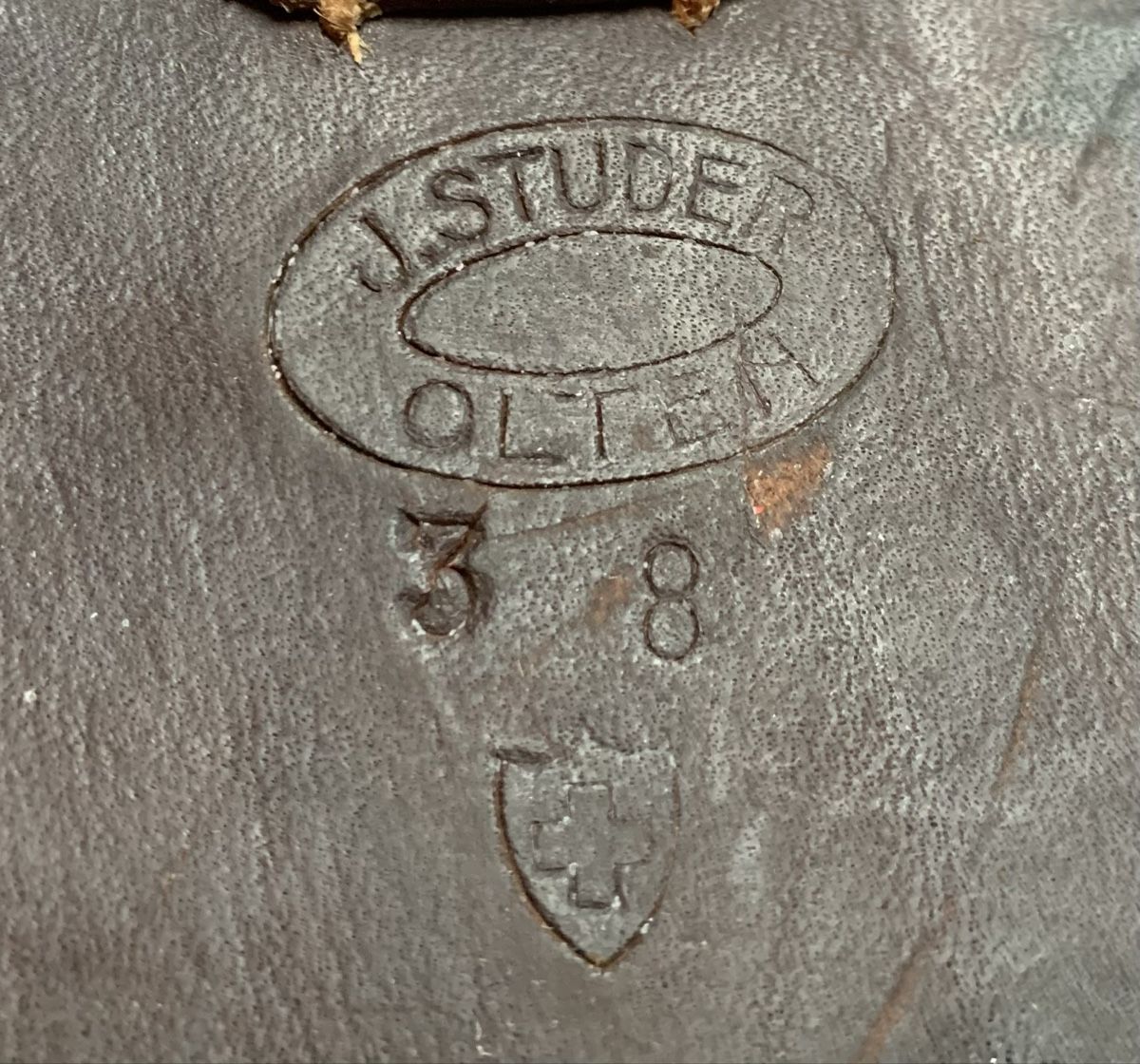 Schweizer Armee Borse: 2 Ledertaschen zu Bastsattel der CH Armee – Usato da Goldingen venduto da Bergler012 8