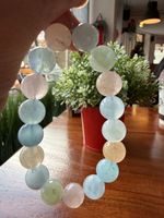 Natürlichem, Pastell ,buntem Morganit 12mm- Sondernpreis!