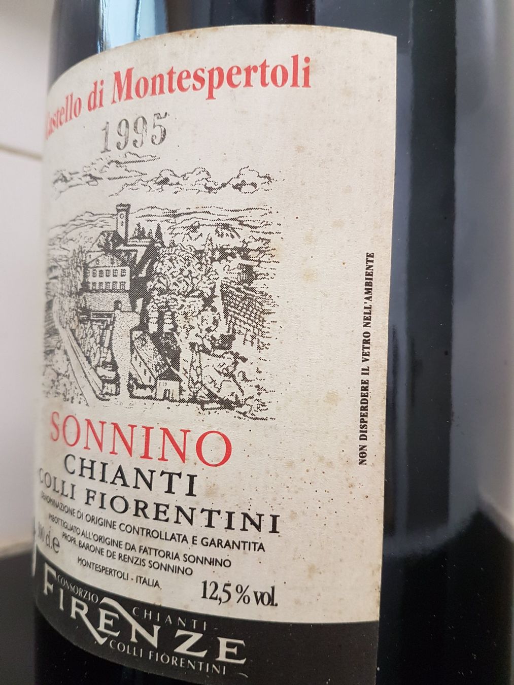 Vino: Castello di Montespertoli  1995    300cl. – Nuovo (secondo la descrizione) da Grenchen venduto da poggione 4