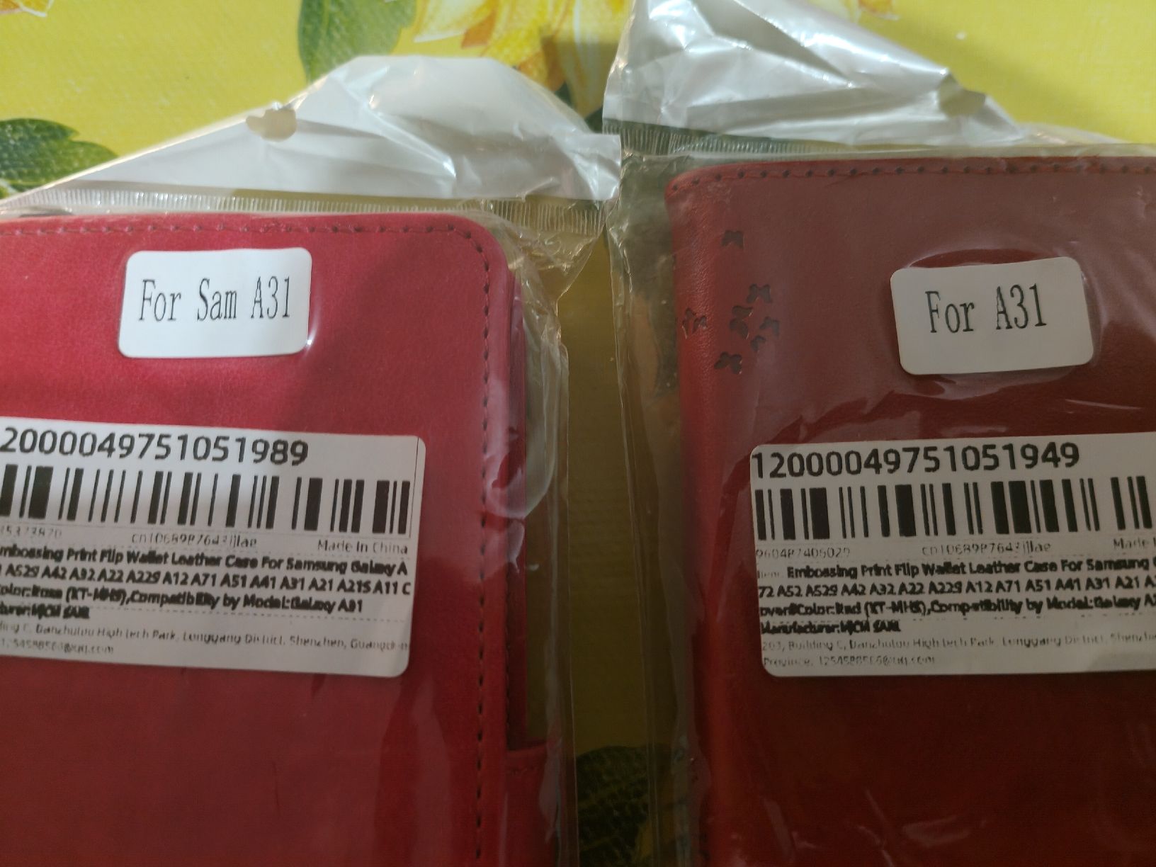 Samsung Cover & Protezioni schermo: samsung A31 cover 2 stk – Nuovo (secondo la descrizione) da Schöftland venduto da magicX01 1