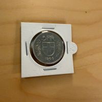 Schweizer Silbermünze 5 Franken 1965