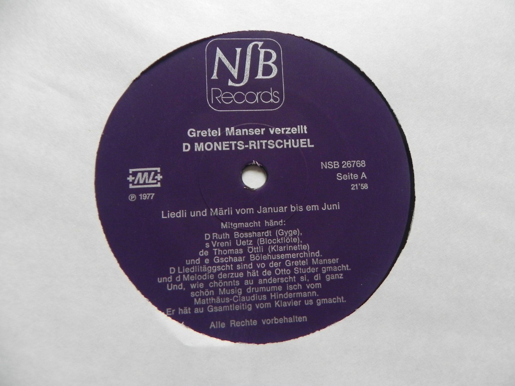 Dischi in vinile: LP Schweiz Mundart Geschichte Karusell – Usato da Siebnen venduto da krimsie 3
