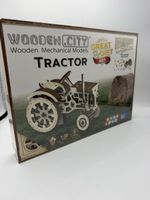 Wooden City Traktor Modellbausatz Holz neu in OVP
