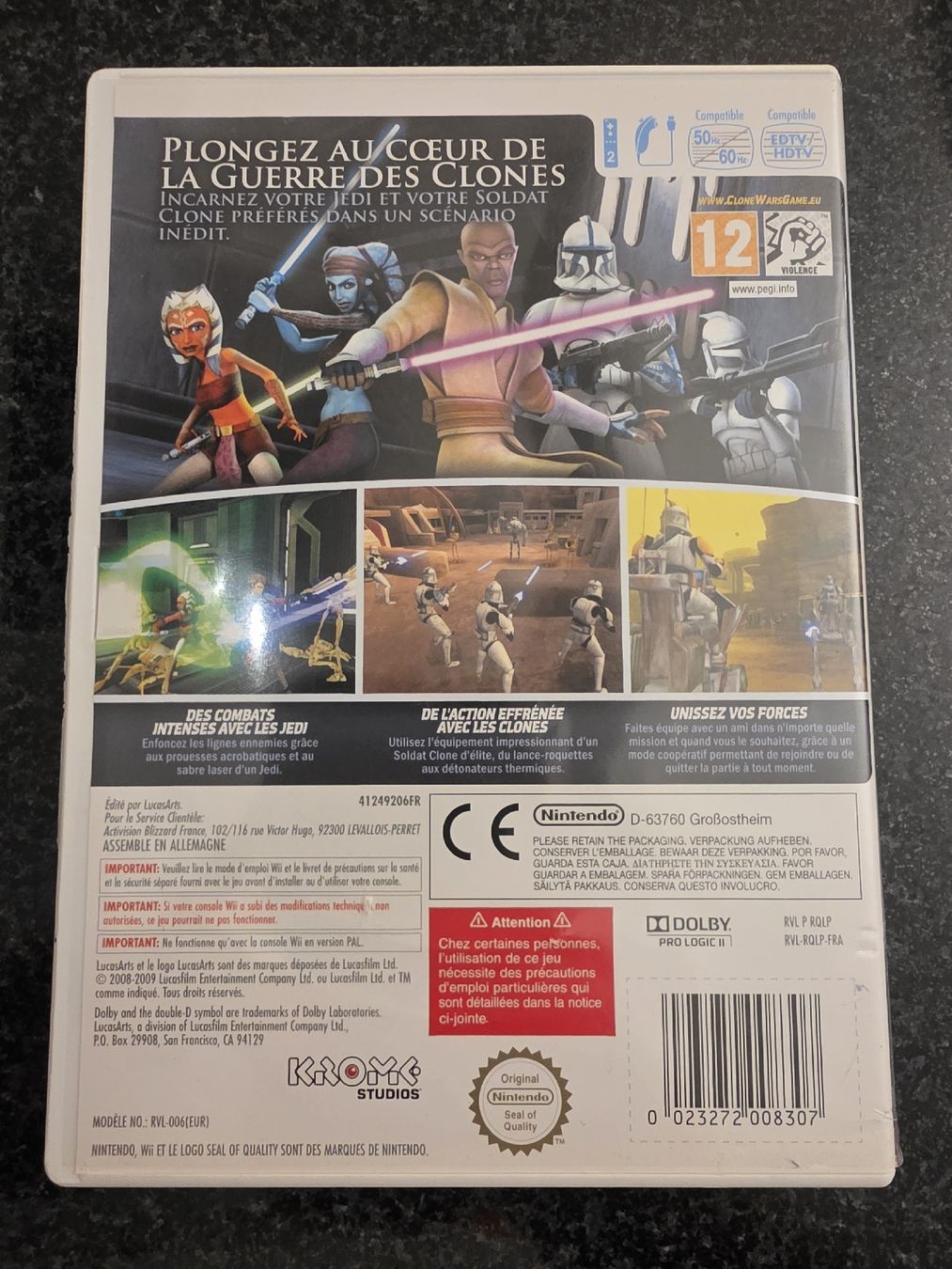 Jeux: Star Wars the Clone Wars Wii – D'occasion à Chavornay par Crash37 1