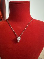 Silber/ Zirkonia Halskette