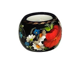 Bougeoirs artisanals, en bois