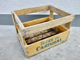 alte Holzkiste CARDINAL BIER 1960 Kiste Bierkiste Harass