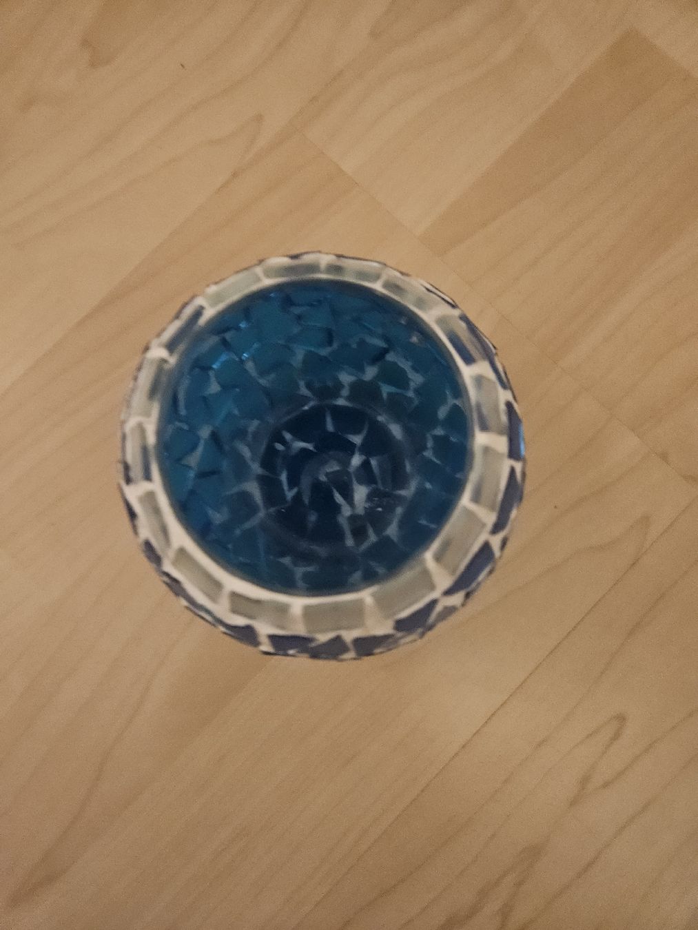 Tutte le decorazioni: Mosaik-Windlicht, blau-weiss – Usato da Jonen venduto da Airspeed 1