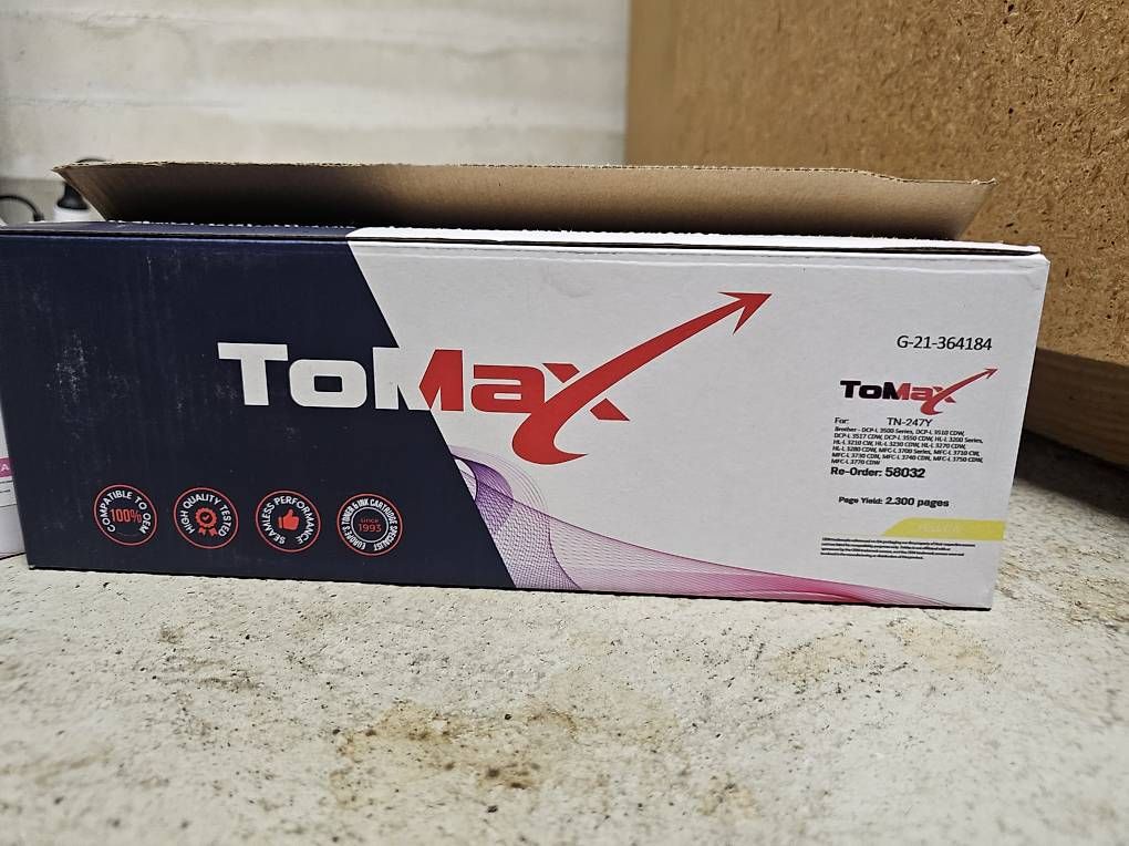 Cartucce per stampanti & toner: Tomax (TN-241M & TN-247Y) – Usato da Au ZH venduto da PaintingAuction 2