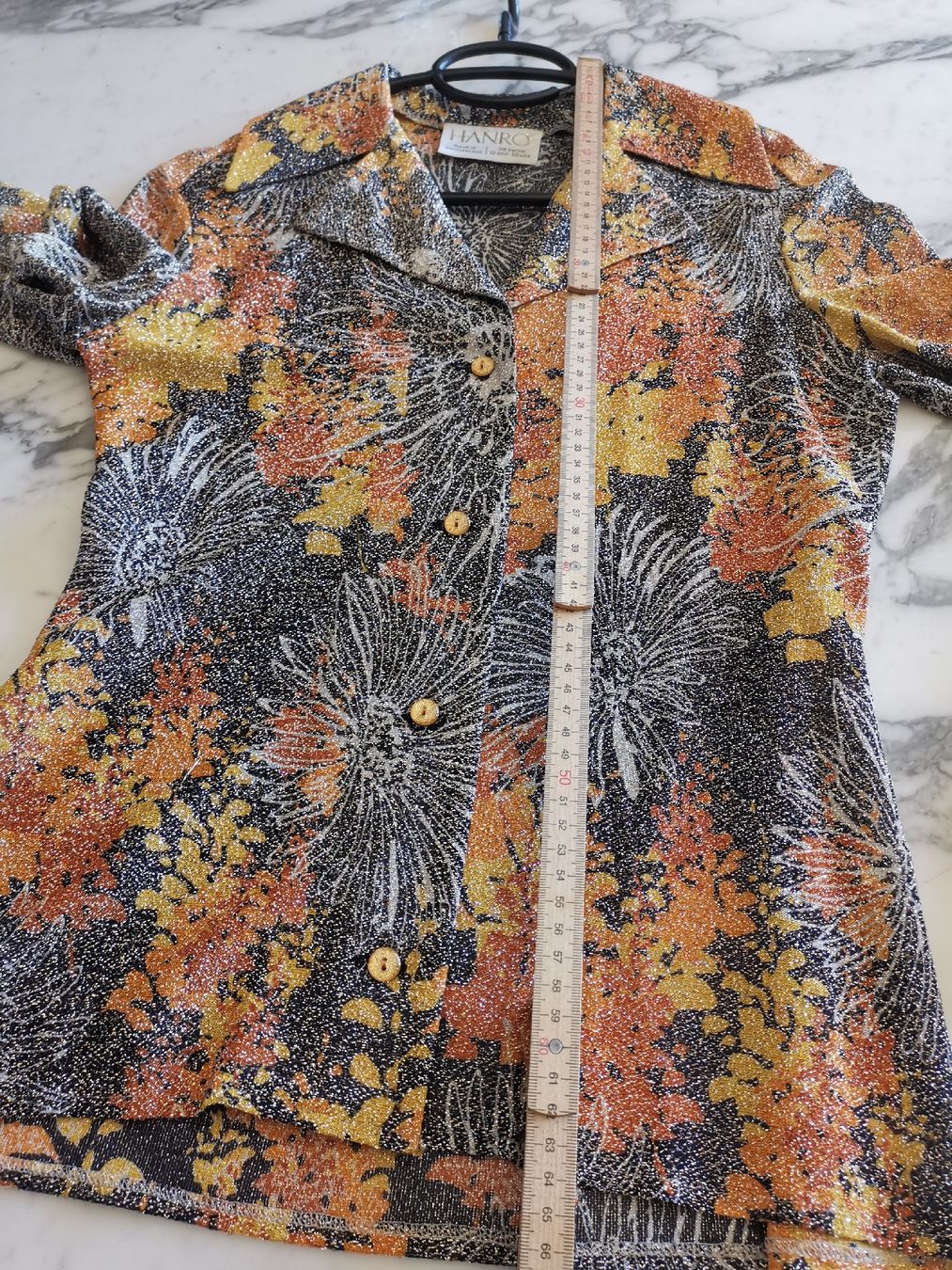 Hanro Camicette: Hanro Vintage Lurex Viskose Bluse  – Usato da Uerikon venduto da pink_flamingo 7