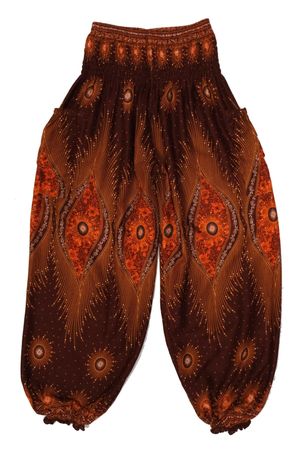 Pumphose Sommerhose Pluderhose Festival Hose aus Viskose