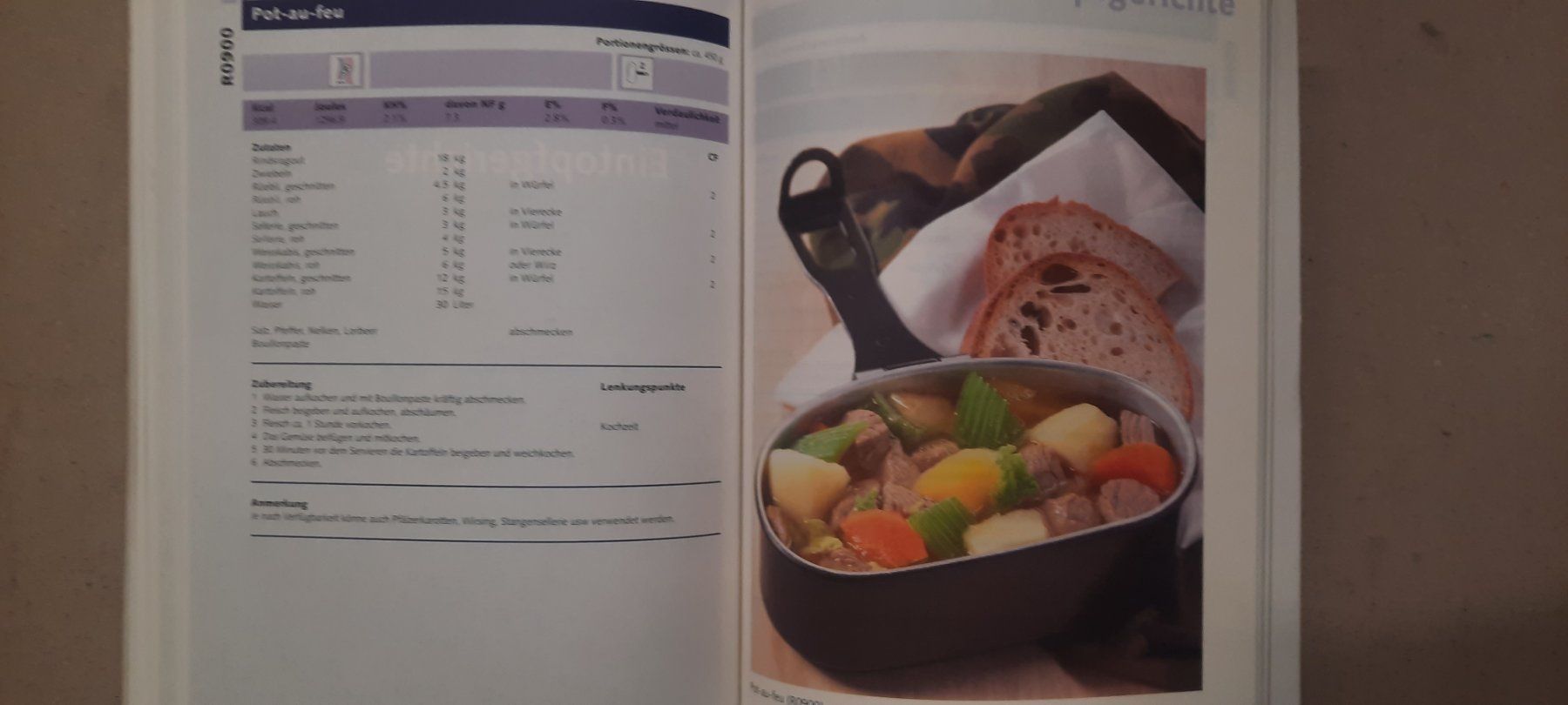 Bücher: Kochrezepte Regiment 60.006 d Schweizer Armee – Gebraucht aus Lauerz von manasi 2