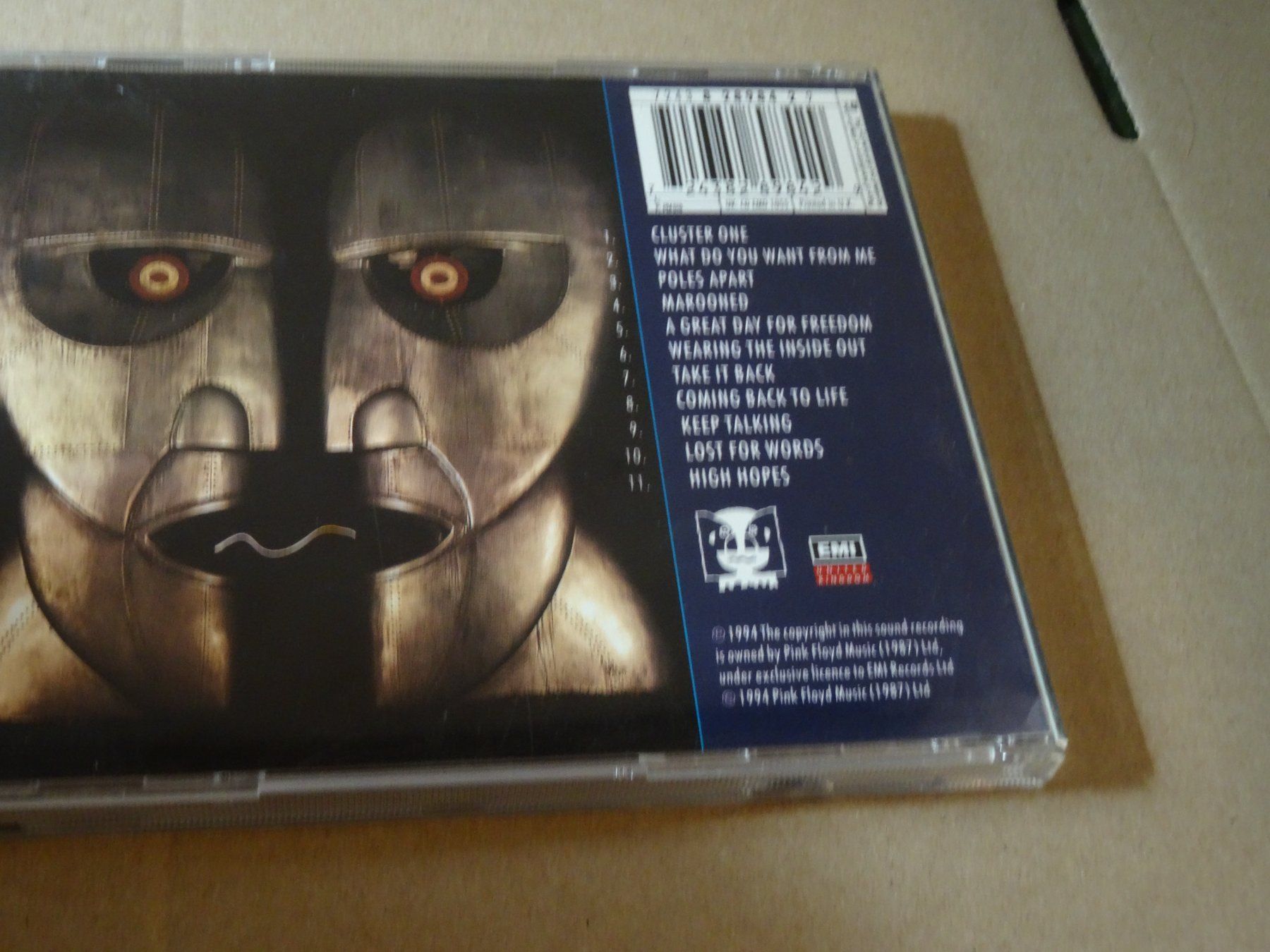 CDs: CD Pink Floyd The Division Bell – D'occasion à Olten par Disc-Ausverkauf 1