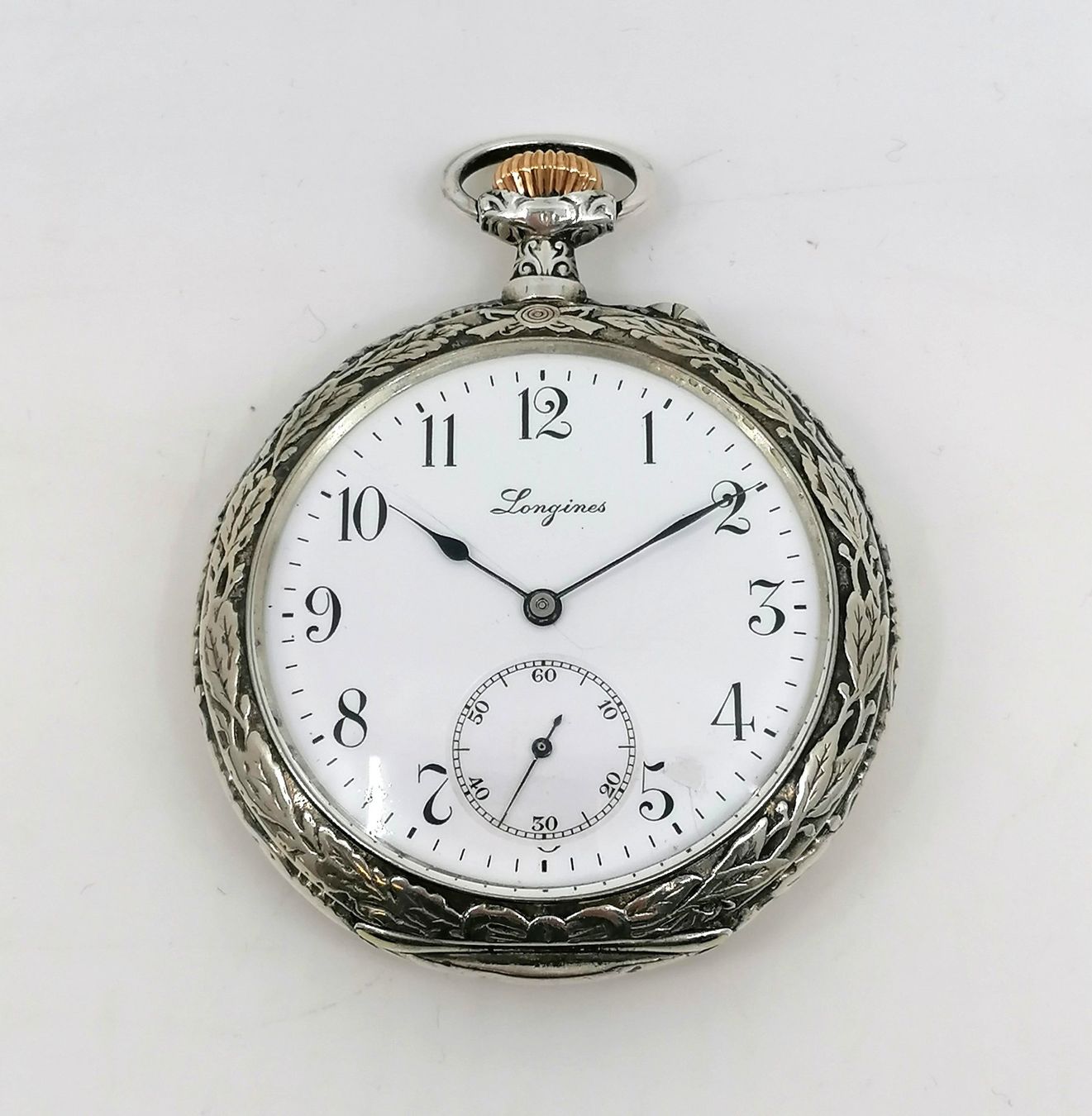 Longines Orologi: Longines Lépine Taschenuhr Silber – Usato da Reinach BL venduto da fliegenrolli 1