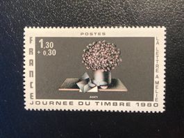 Frankreich 1980 Tag der Briefmarke 1980 postfrisch