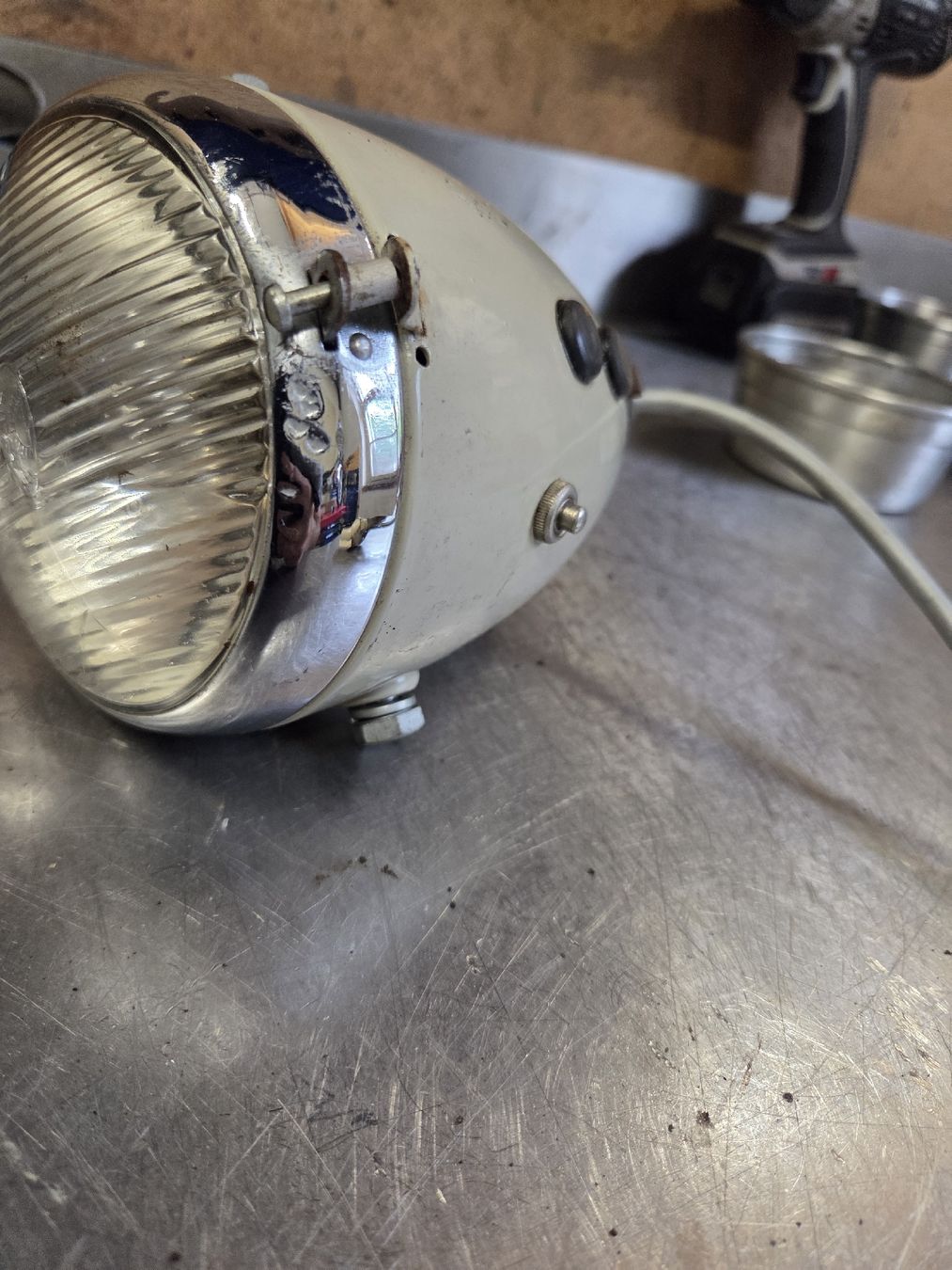 Pièces pour mobylette: Kreidler k50 Halus Mofa Scheinwerfer Eierlampe – D'occasion à Eichberg par Schmid-Motos 5