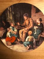 Teller Albert Anker „Grossvater erzählt eine Geschichte“