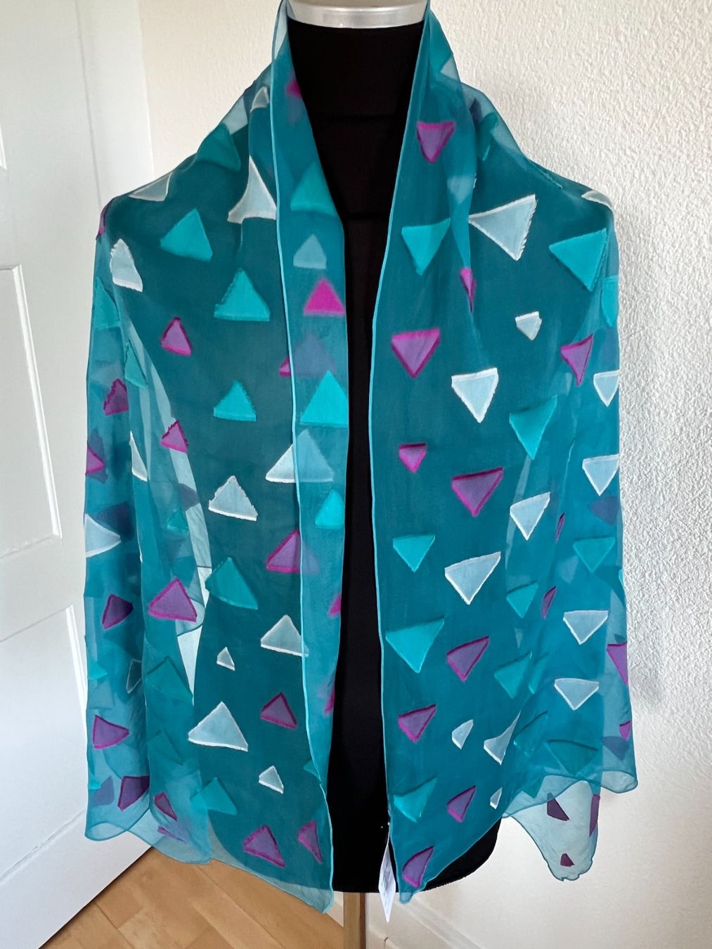 Colora Foulards, Tücher & Schals: Colora Schal, 75% Seide, Türkis, NEU – Neu und originalverpackt aus Worb von farben20zauber 2