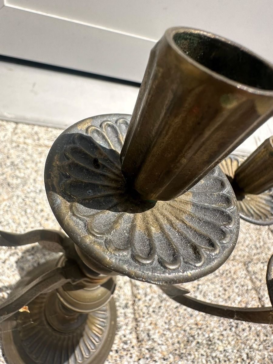 Bougeoirs: Kerzenständer Messing 5 Arme – D'occasion à Laufen par belleskulptur 5