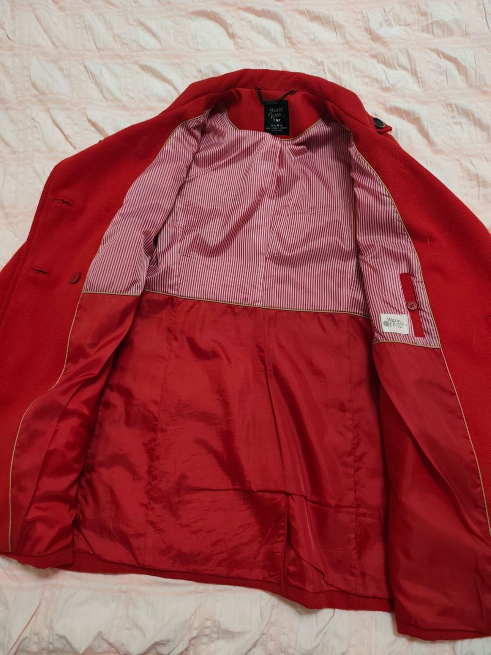 Zara Cappotti: Manteau rouge Zara – Usato da Genève venduto da maf_262q 1