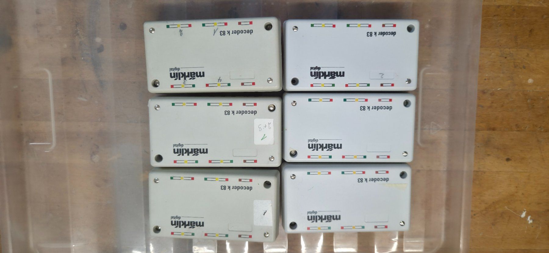 Märklin Modelleisenbahnen: 6 x Märklin Decoder K83 – Gebraucht aus Rümikon AG von Schelm