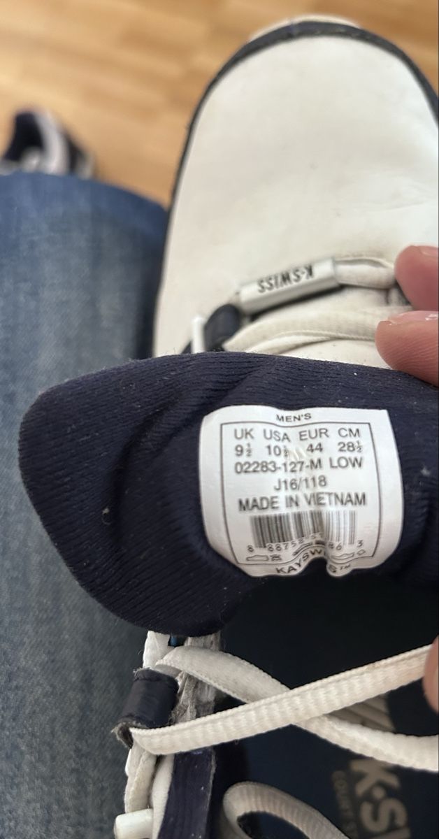 Scarpe da uomo: K-Swiss Leder Sneaker – Usato da Zürich venduto da funkateer 1