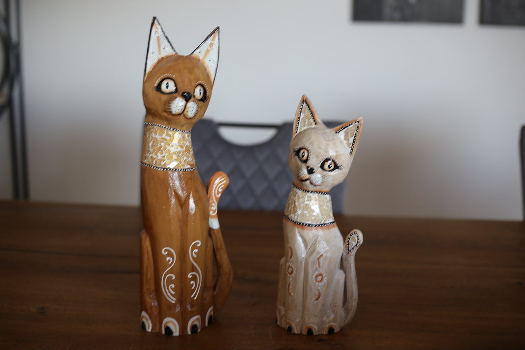 Tutte le decorazioni: Deko-Katzen aus Holz, 2er Set, Handarbeit – Usato da Ruswil venduto da deb_w5rv 1