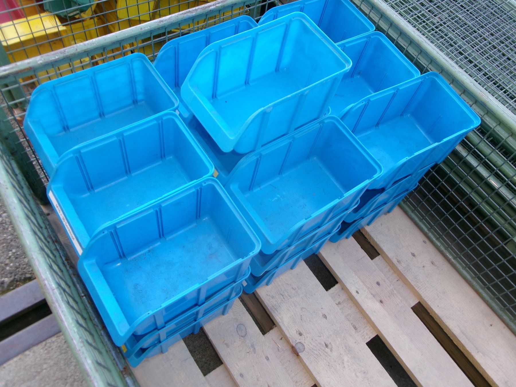 Contenitori & Simili: Blaue Lagerboxen / Stapelboxen, robust, 28 Stk,  Lagerfix – Usato da Eschenbach SG venduto da GM-29