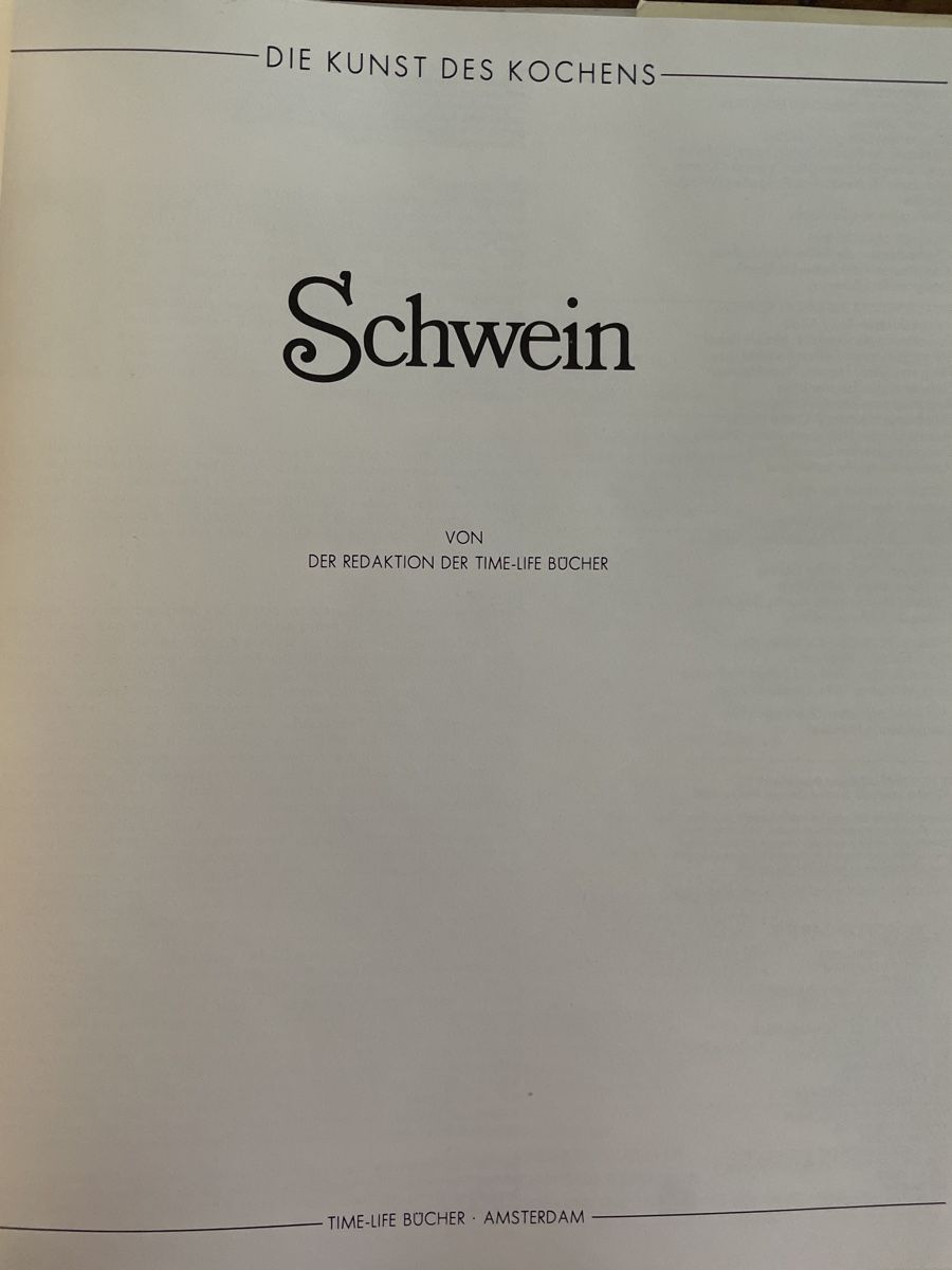 Libri: Schwein - Die Kunst des Kochens – Usato da Verscio venduto da Foroglio 1