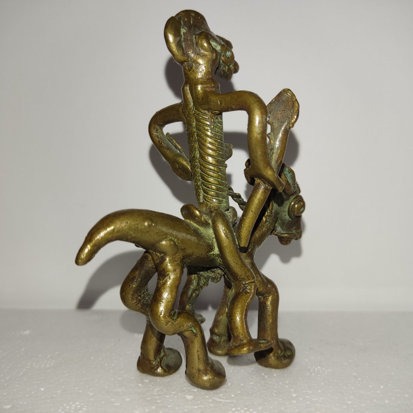 Statuette: Dogon Reiter Figur, 10 cm Hoch – Usato da Rieden SG venduto da res1291 4