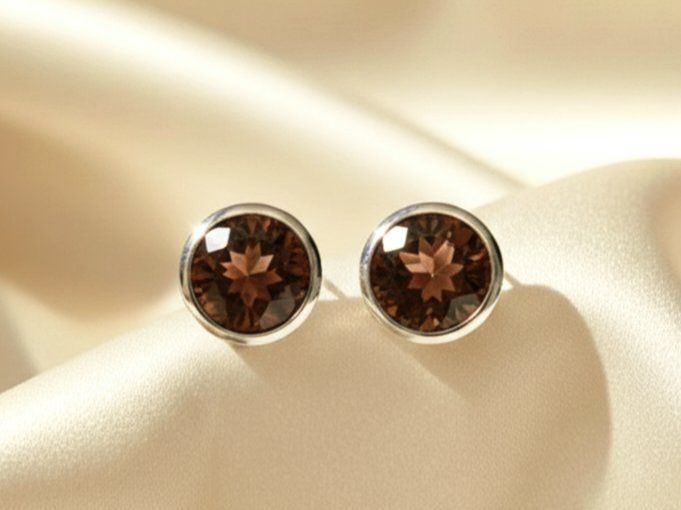 Ohrringe & -stecker: Silber 925 Ohrringe mit Rauchquarz - Neu – Neu und originalverpackt aus Uetikon am See von Coralreef