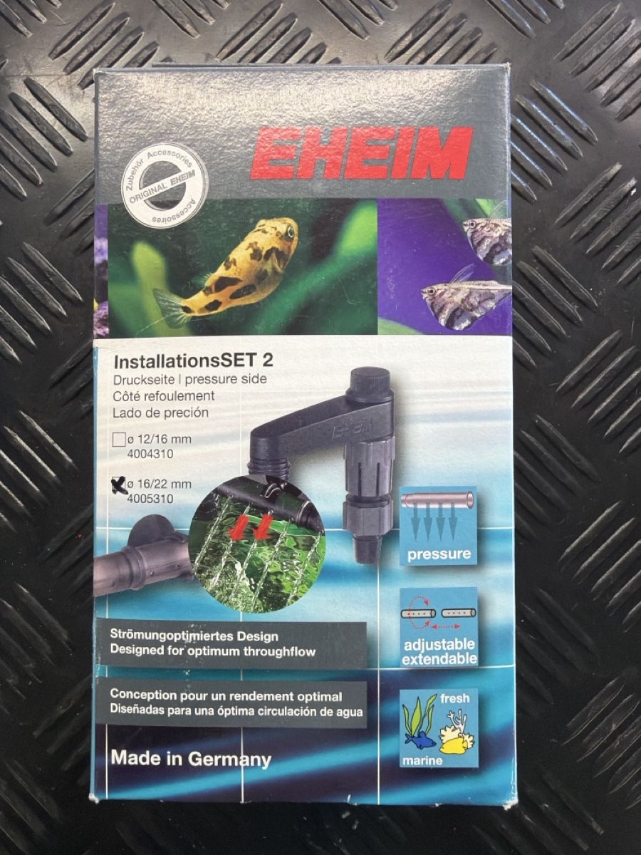 Eheim Filtri: EHEIM 4005310 InstallationsSET 2 Druckseite neu – Nuovo e nell'imballaggio originale da Oetwil an der Limmat venduto da Switz-3D