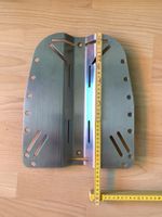 Backplate Stahl kurz