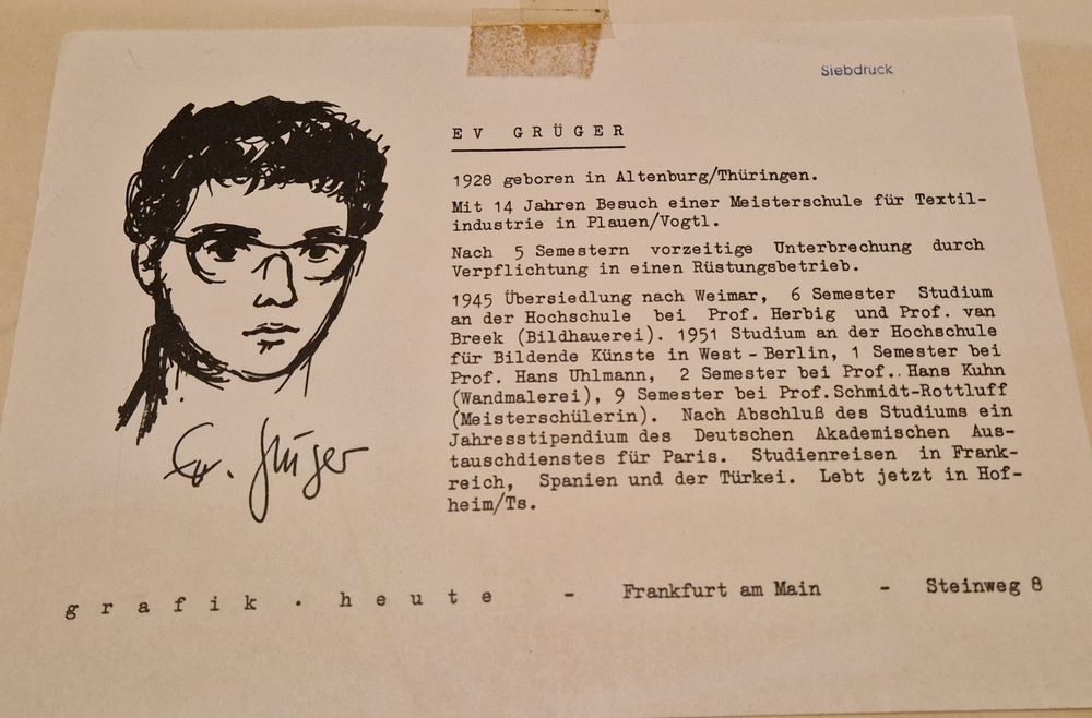 Siebdruck Ev Grüger 2