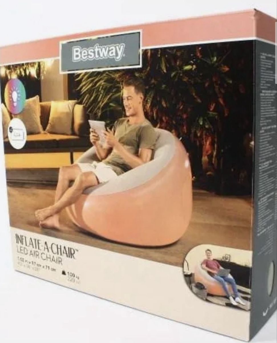 Bestway Poltrone: Bestway fauteuil gonflable à LED – Nuovo e nell'imballaggio originale da Daillens venduto da Colombine06