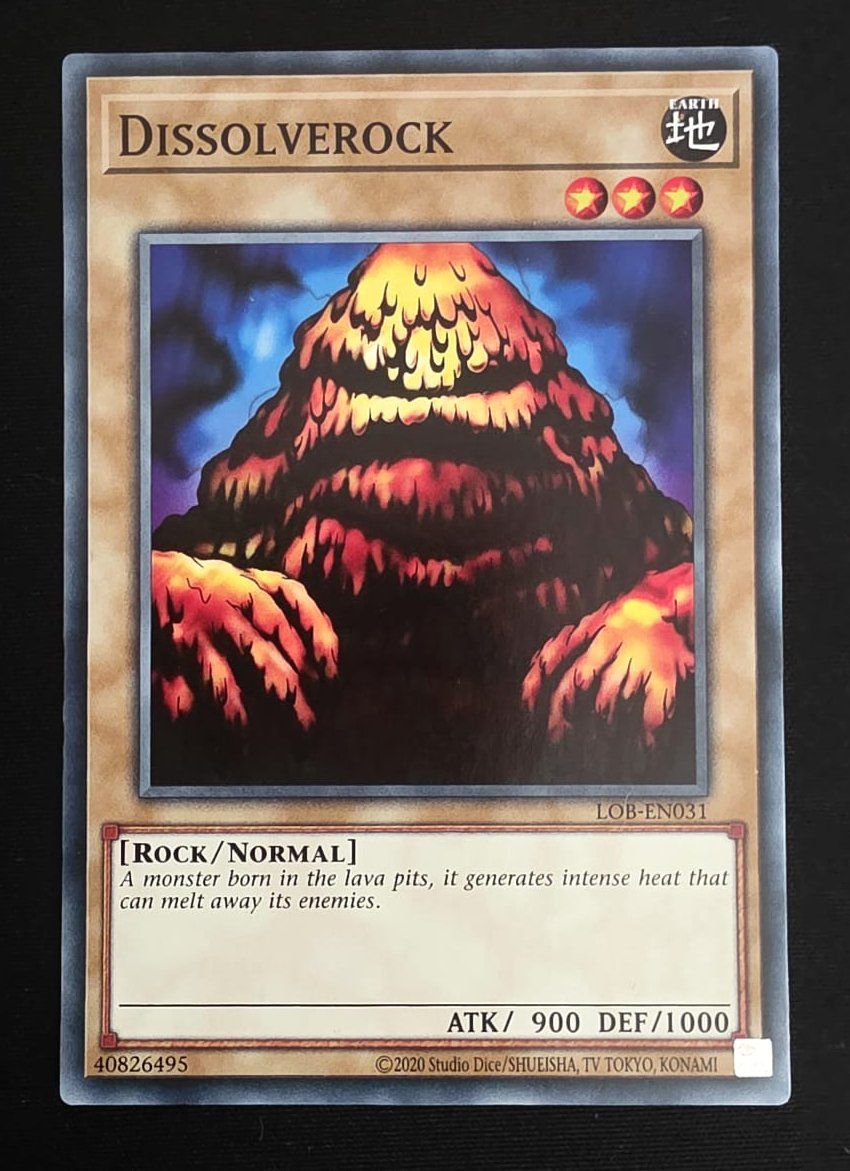 Yugioh Carte collezionabili: Dissolverrock - LOB-EN031 - Yu-Gi-Oh! TCG – Usato da Zürich venduto da Zetto